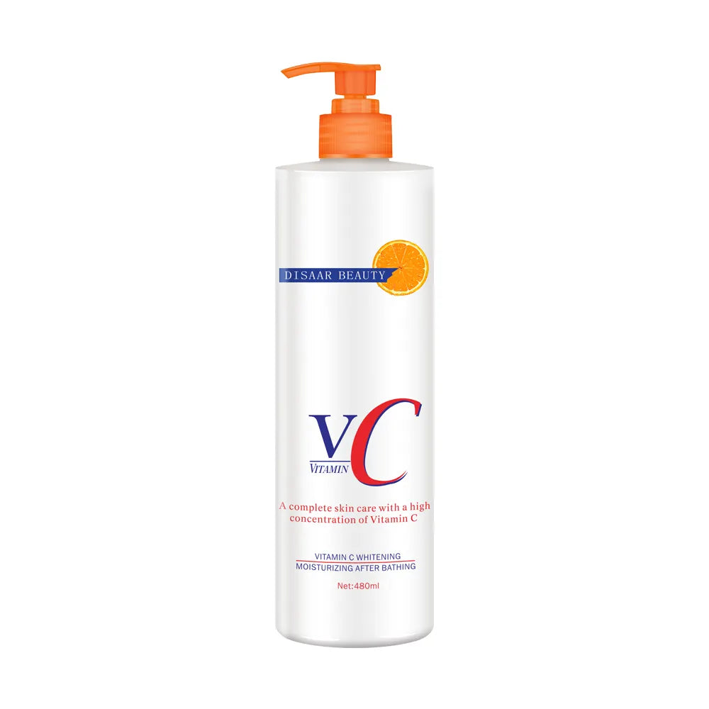Disaar 100% crème corporelle blanchissante biologique vitamine c forte blanchissant la peau blanchissante lotion corporelle pour peau foncée
