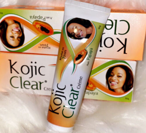 Kojic Clear Cream à la papaye - résultats en 7 jours
