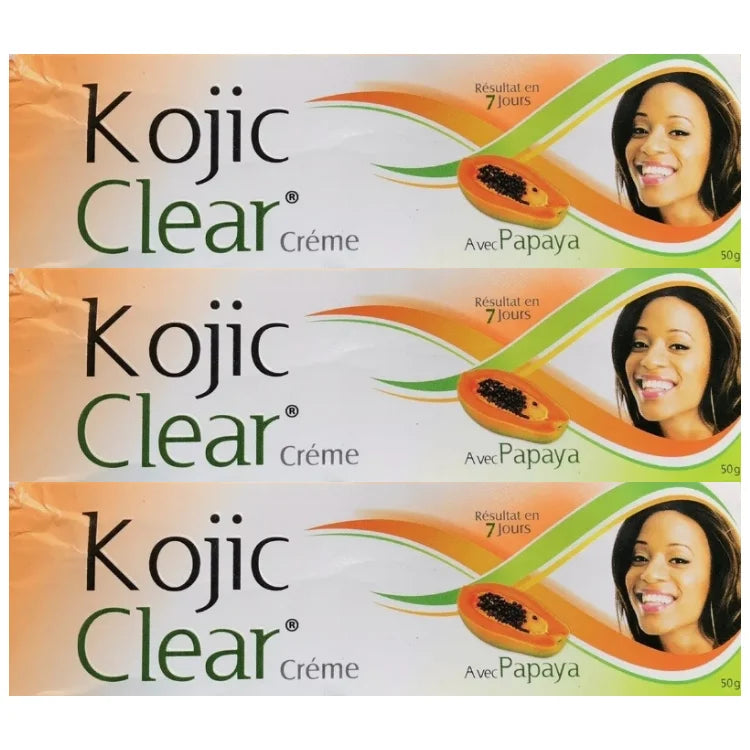 Kojic Clear Cream à la papaye - résultats en 7 jours