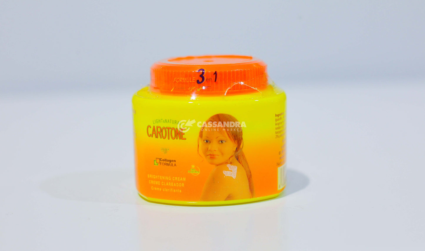 Crème éclaircissante Bizzico Carotone Collagen Formula (300 ml)