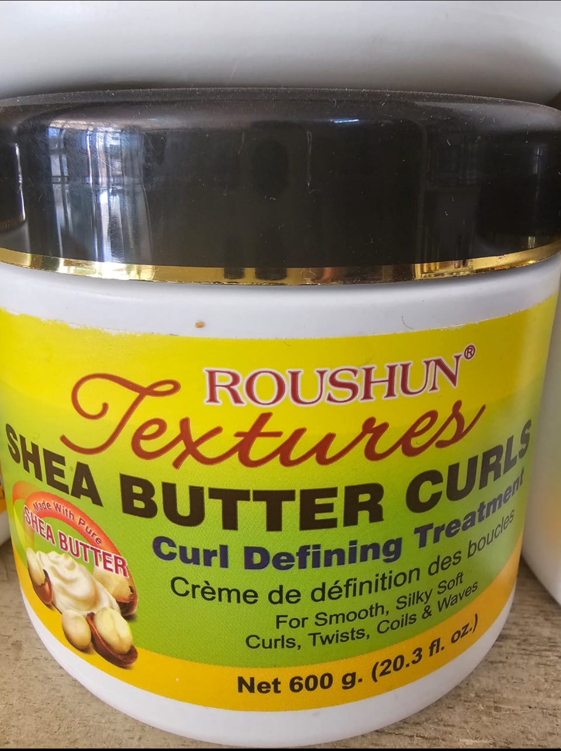 Soin boucles au beurre de karité Roushun 600 g