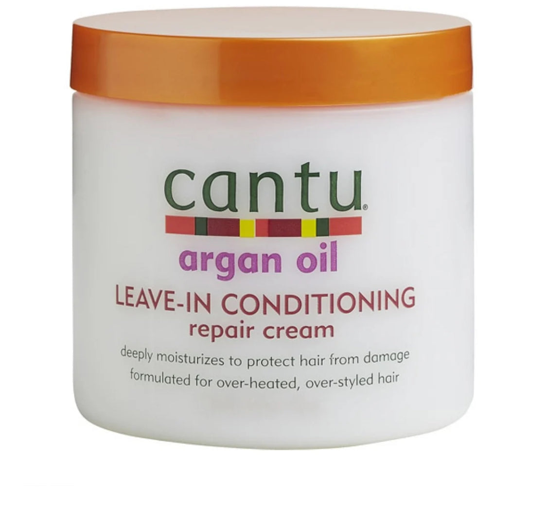 Crème Réparatrice Revitalisante Sans Rinçage À L'huile D'argan Cantu 473 Ml