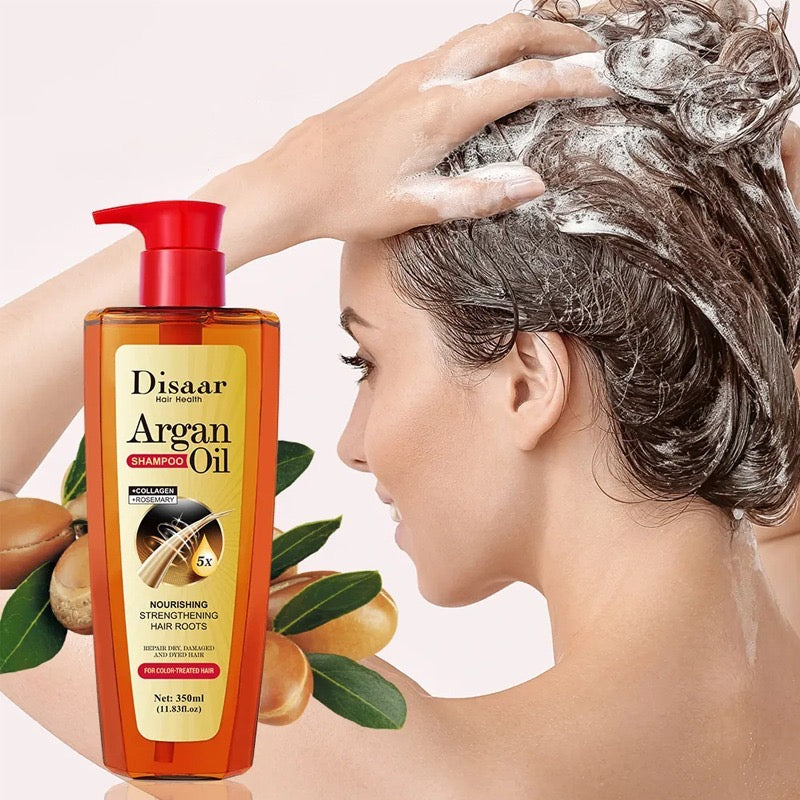 Disaar – Spray capillaire à l'huile d'argan 5x plus efficace Shampoing à l'huile d'argan Disaar