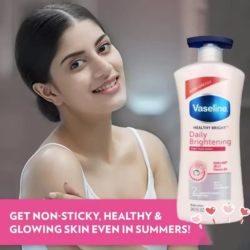 VASELINE® LOTION ÉCLAIRCISSANTE QUOTIDIENNE
