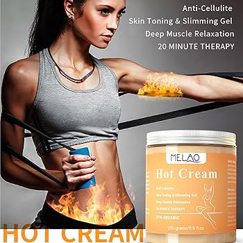 Hot Cream, Crème De Massage Anti-cellulite, Crème Pour Le Corps Raffermissante Naturelle Anti-cellulite, Crème Anti-cellulite Amincissant La Graisse Formant La Taille Abdominale Fesses 250g