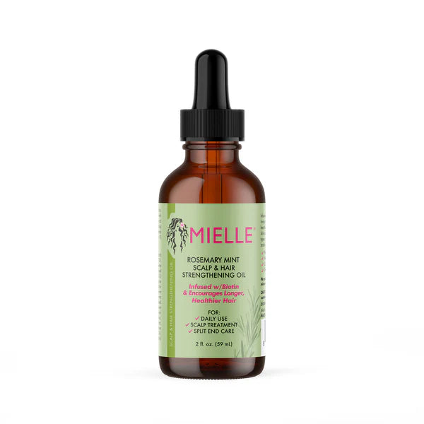 Mielle Sérum de romarin & menthe 100 % biologique pour la croissance des cheveux, renforce les cheveux, nourrir le cuir chevelu