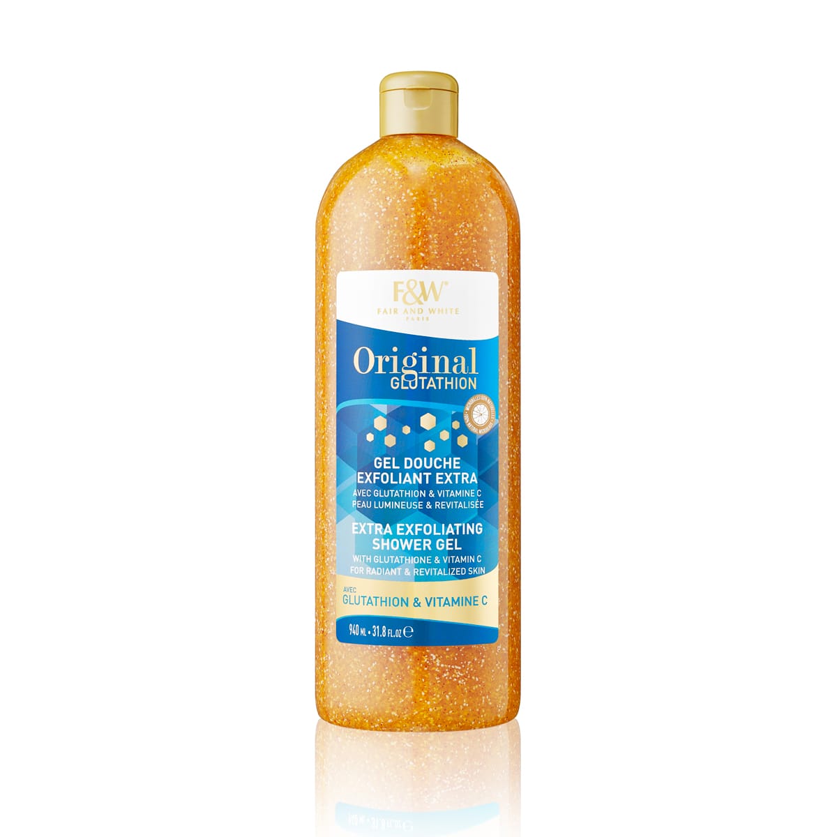 Fair and White - Gel douche exfoliant Glutathion & Vitamine c