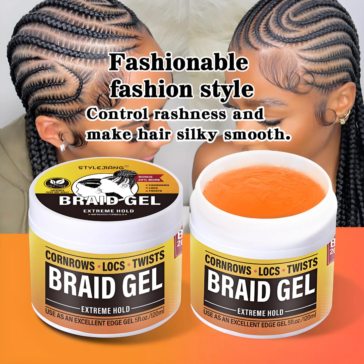 Gel pour tresses AllDay Locks | Tenue extrême, lisse et dompte les frisottis 148 g