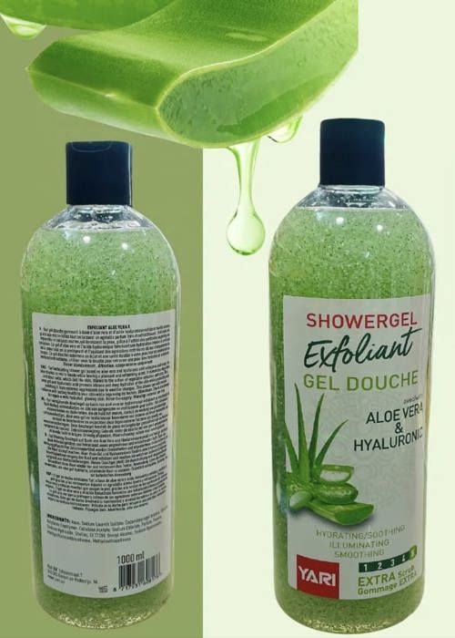 Gel douche exfoliant Aloe vera & Hyaluronic 1000ml