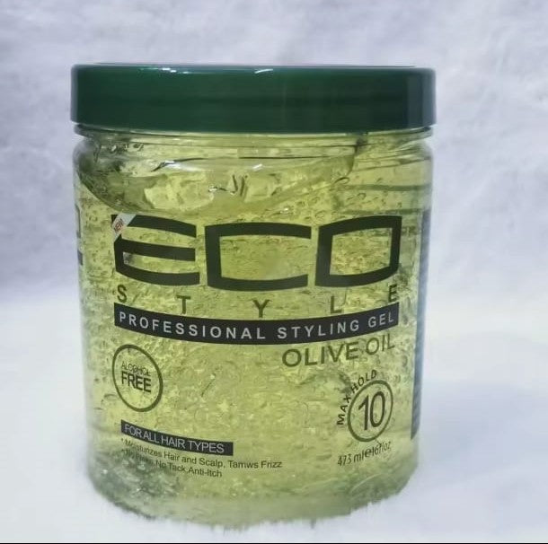 Gel coiffant professionnel Eco Style – Olive Oil 473 ml