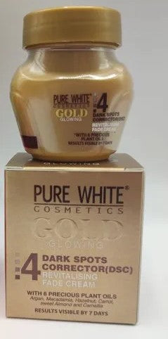 Crème visage pure White gold Correcteur de Taches et les Points Noirs