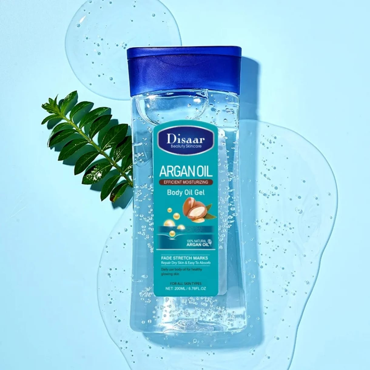 l'huile Gel corporelle hydratante efficace à l'huile Argan 200 ml
