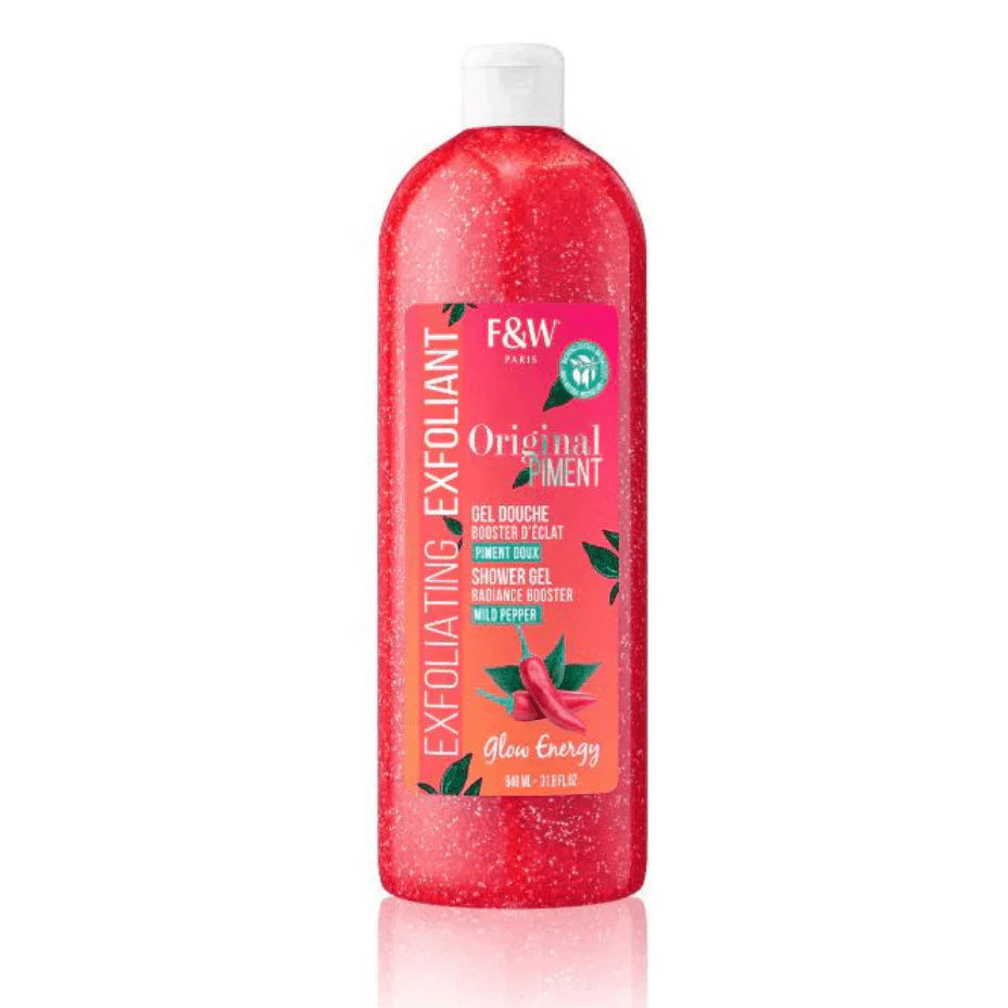 Fair and White - Gel douche exfoliant original pour piment - 940 ml