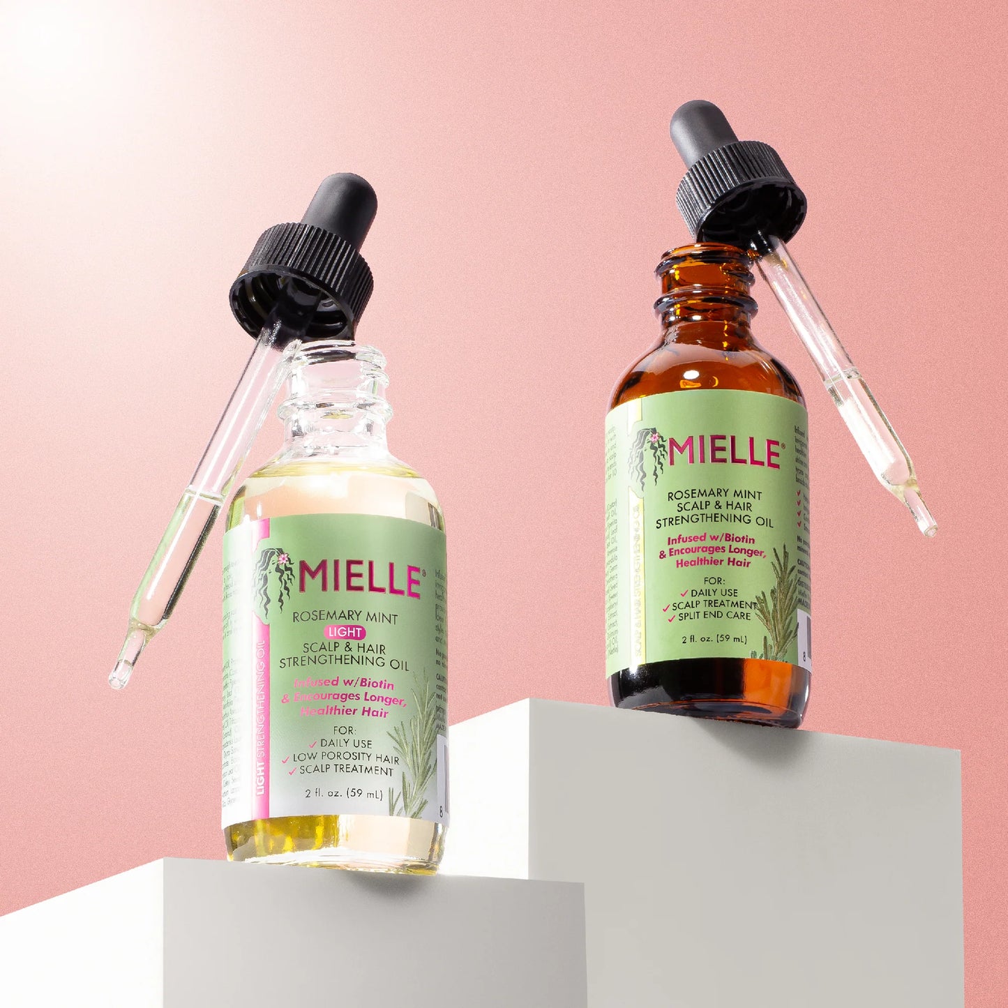 Mielle romarin & menthe Huile de renforcement du cuir chevelu