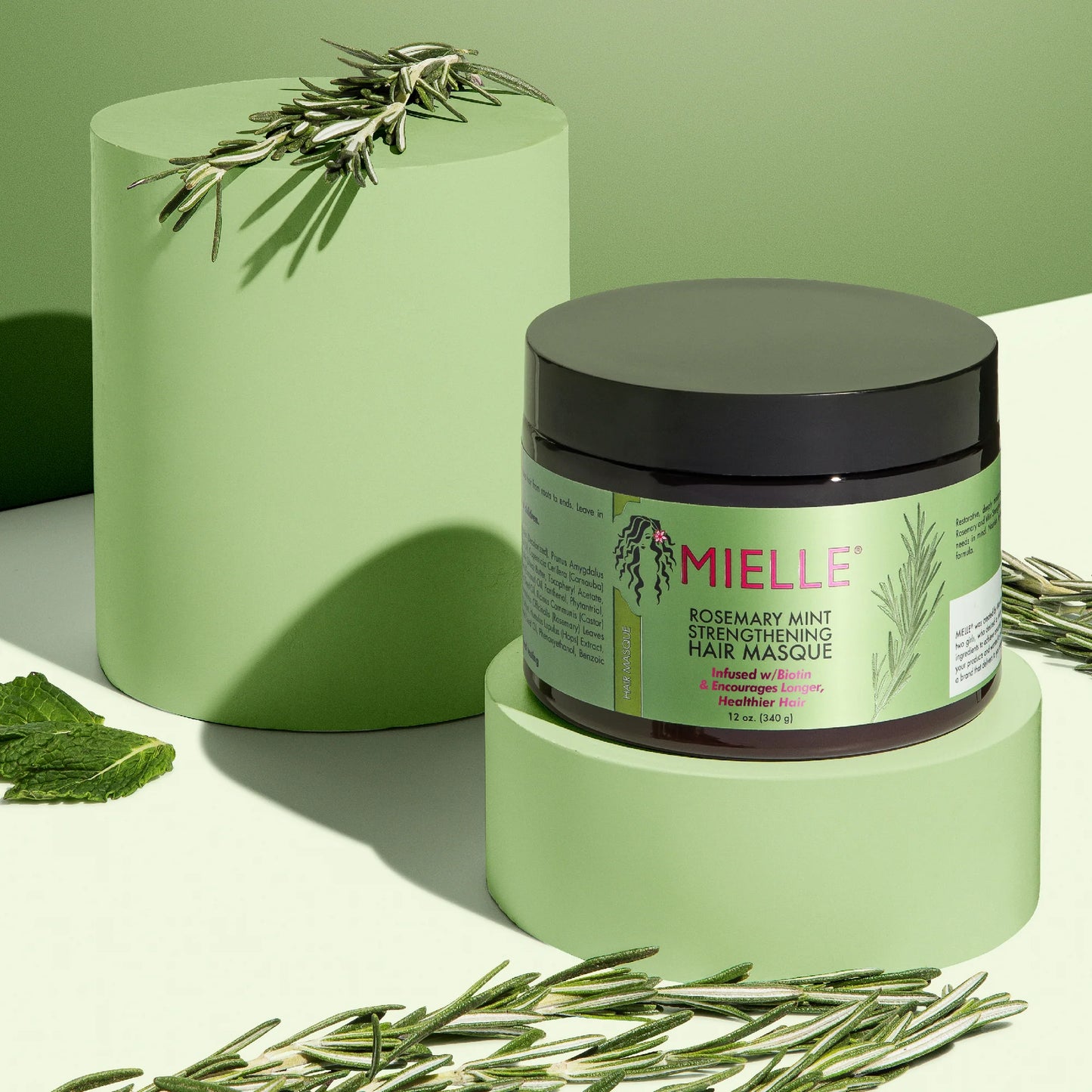 Mielle Masque de renforcement des cheveux romarin & menthe