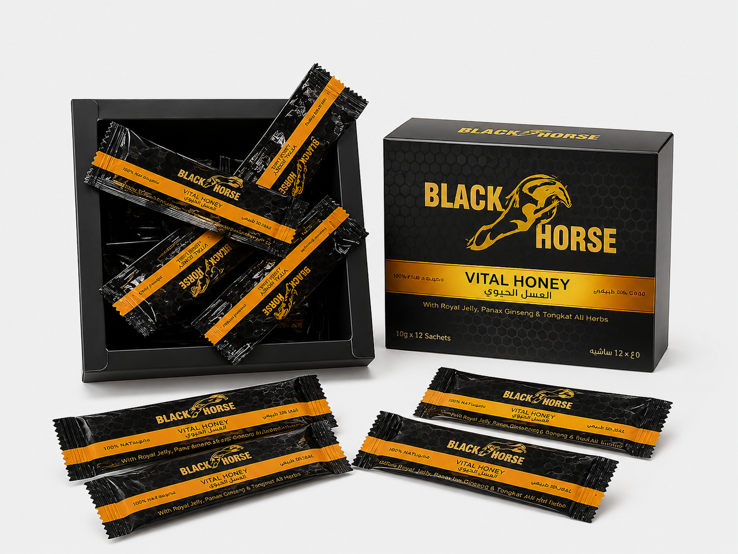 Miel Black horse