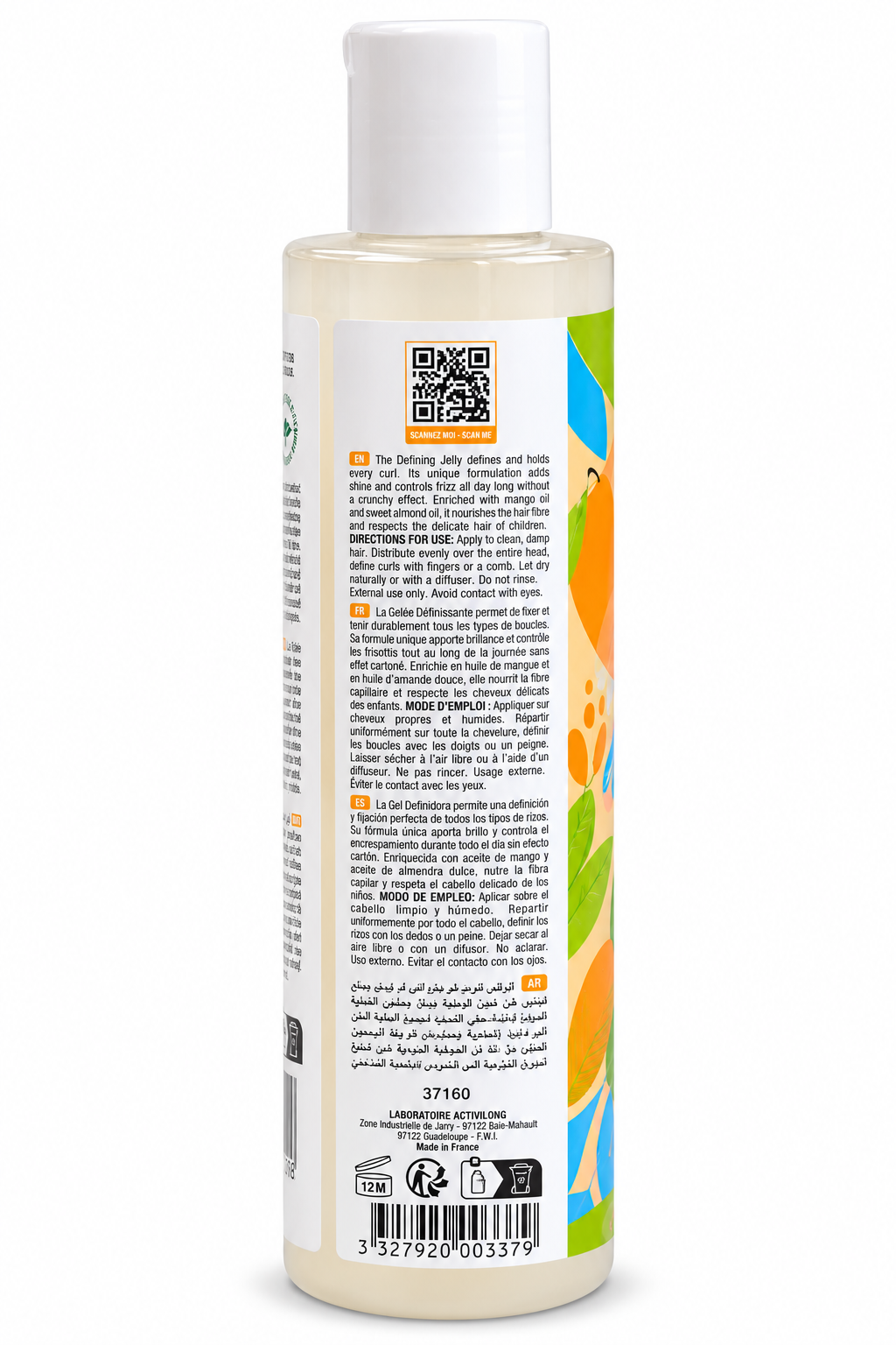 Activilong Actikids Ti Gelée Définissante 260 ml – Gel Coiffant Enfants pour Définir et Maintenir les Boucles, à la Mangue et à l’Amande Douce