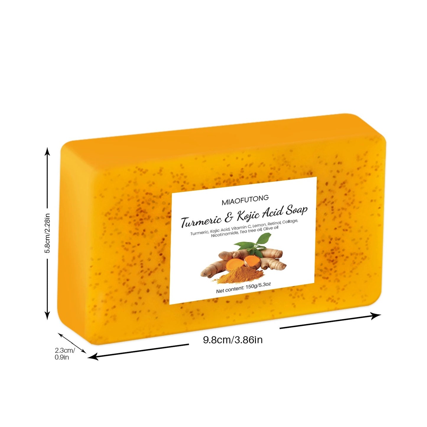 Savon Kojic acid Curcuma citron