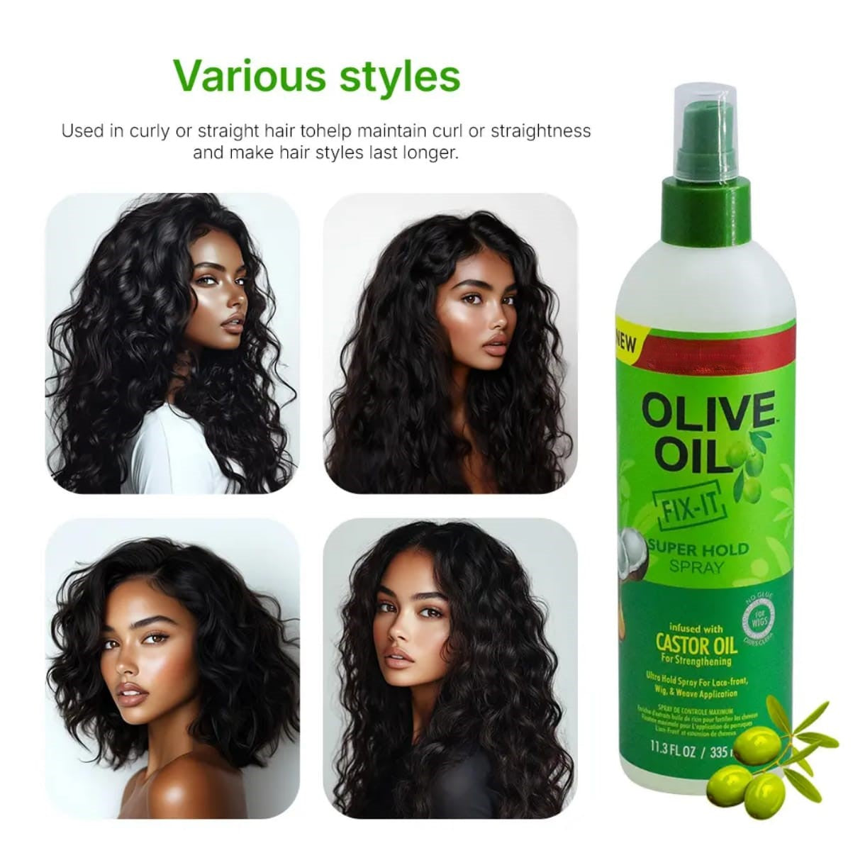 ORS Olive Oil Gel de retouche fixation 335 ml