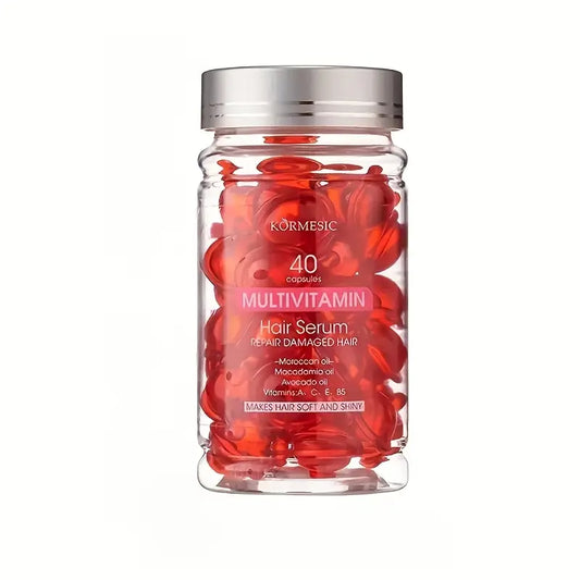 Sérum capillaire multivitaminé Kormesic pour cheveux abîmés (40 pièces)