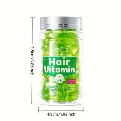 Sérum capillaire multivitaminé à l'aloe vera Kormesic, à l'huile marocaine et à l'aloe vera (40 pièces)