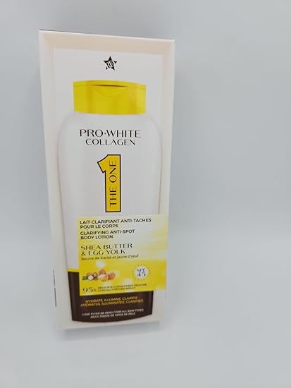 Lait Concentré Clarifiant PRO WHITE Collagène & Beurre de Karité 500ml