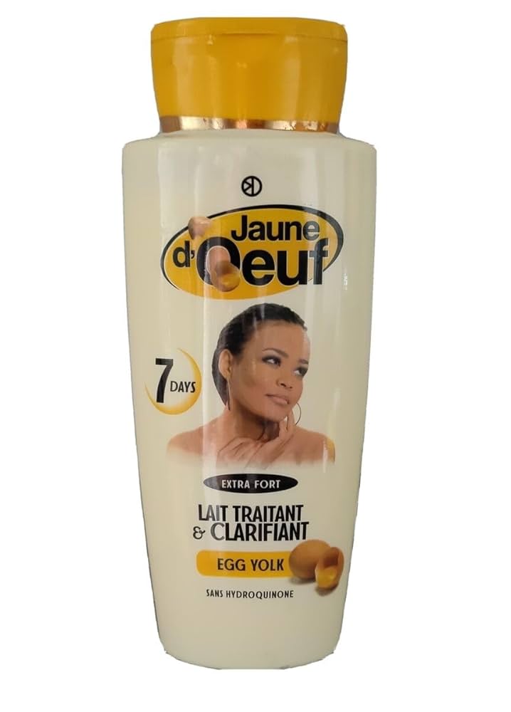 Lait au jaune d'œuf blanchissant et hydratant 450ml