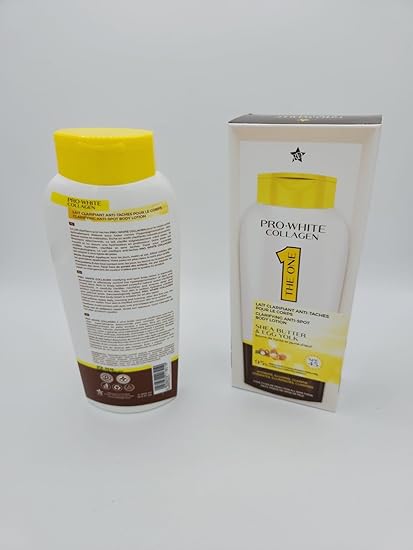 Lait Concentré Clarifiant PRO WHITE Collagène & Beurre de Karité 500ml