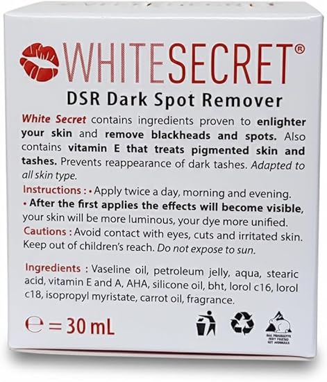 Crème  clarifiante visage efface les taches sombres 30g