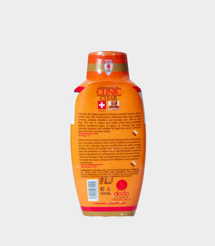 Whitening Body Lotion de Clinic Clear 500ml