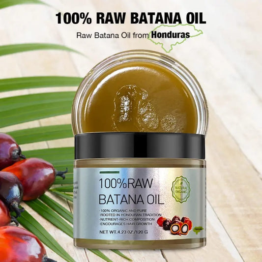 Huile de Batana Bio pour la Croissance des Cheveux : Huile de Traitement Capillaire 100% Pure et Brute du Honduras - Soin Capillaire Vegan Avant ou Après la Douche pour Femmes et Hommes 150 ml