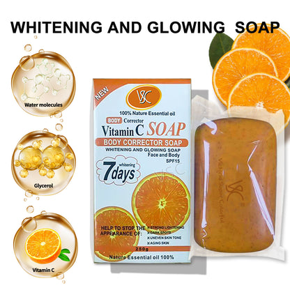 Savon correcteur à la vitamine C 250 g, éclaircissant et éclatant