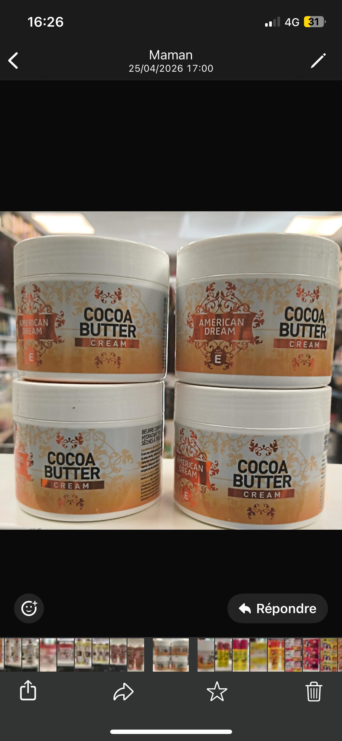 Cocoa butter american dream