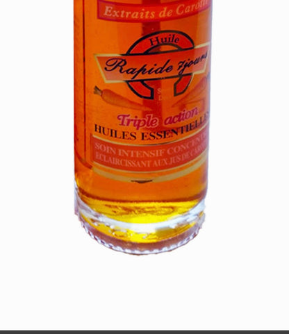 Huile carotte anti tache