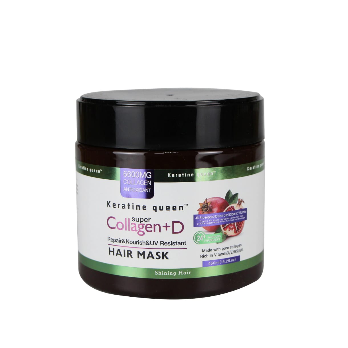 Masque kératine- réparation & nutrition Intense Queen super collagen +D