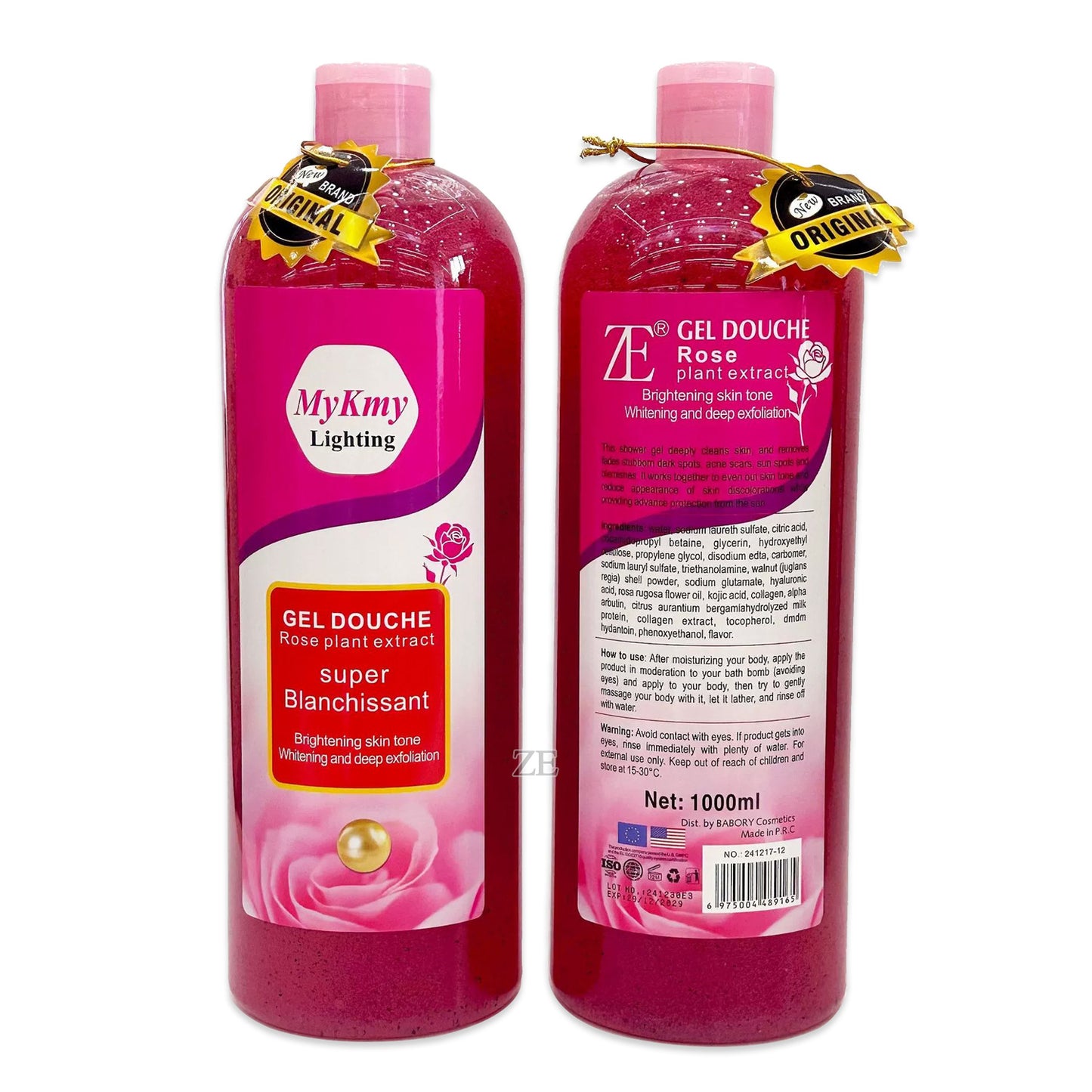 Gel de douche exfoliant-gommant