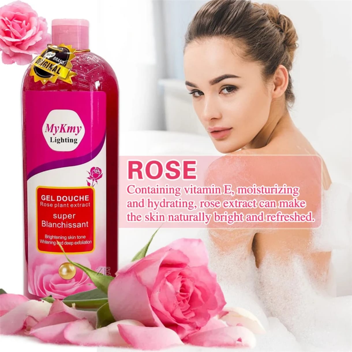 Gel de douche exfoliant-gommant