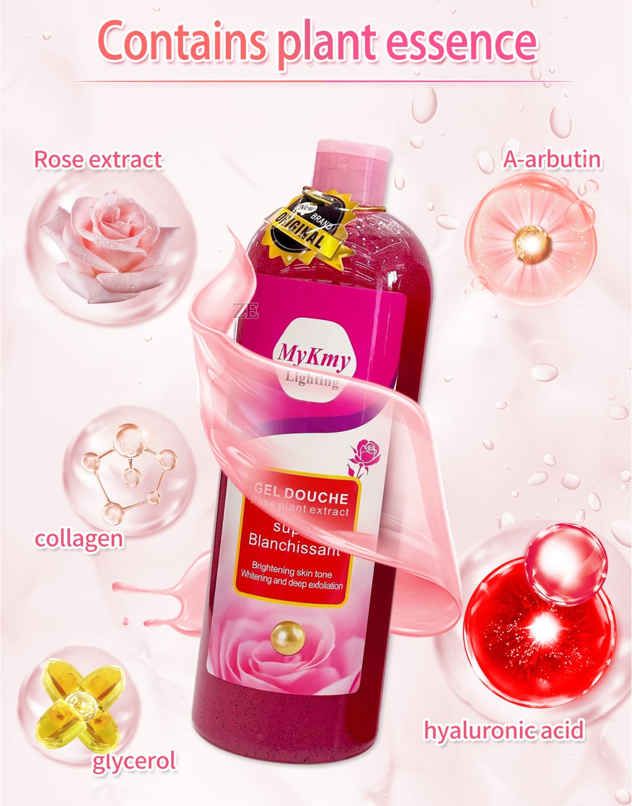 Gel de douche exfoliant-gommant