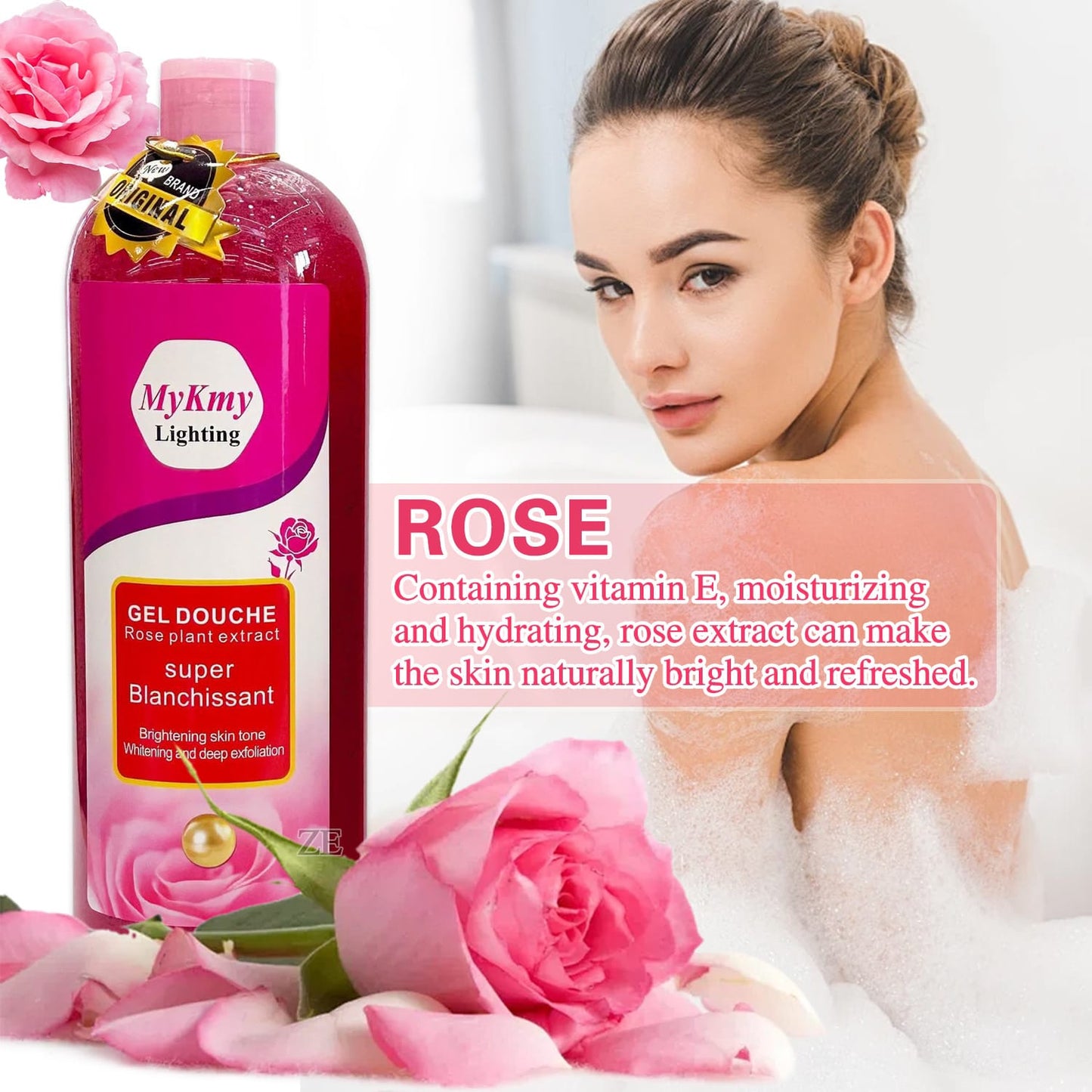 Gel de douche exfoliant-gommant