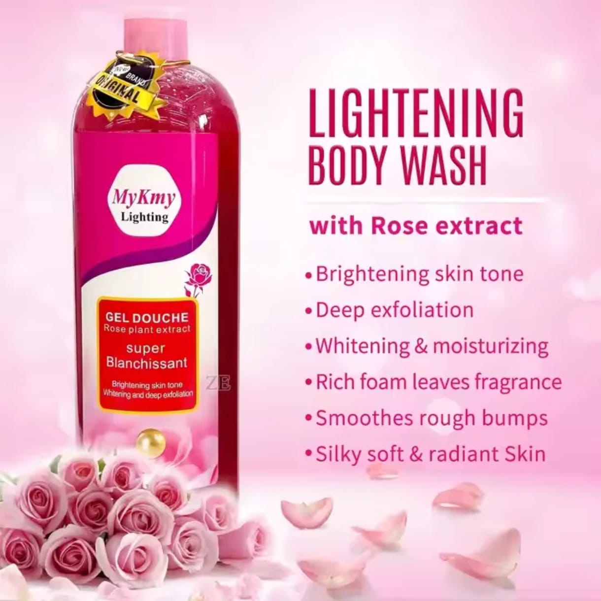 Gel de douche exfoliant-gommant