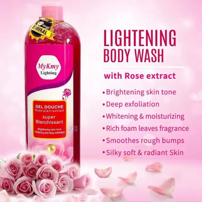 Gel de douche exfoliant-gommant