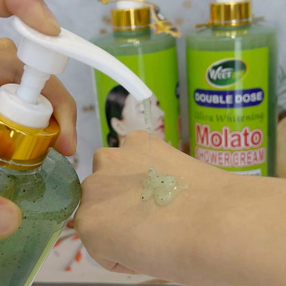 Gel de douche Molato ultra éclaircissant de haute qualité, double dose, nourrissante, hydratante et rafraîchissante pour la peau. Soin du corps