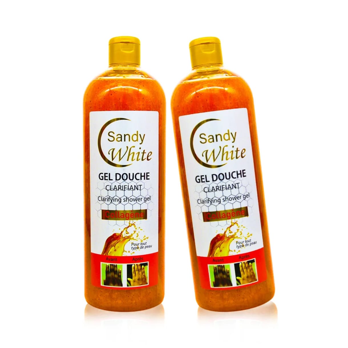 gel de douche clarifiant Sandy white