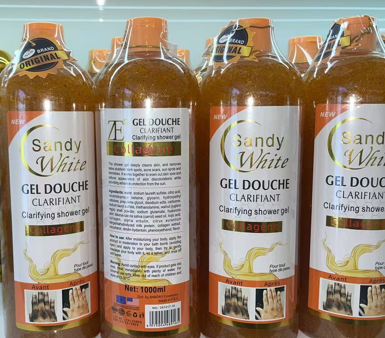 gel de douche clarifiant Sandy white