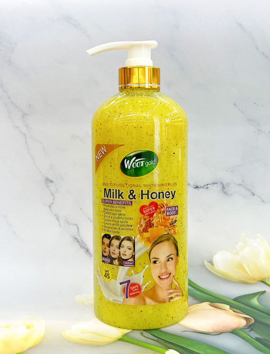 Veet Gold Milk & Honey Triple Whitening Exfoliating Shower Gel 1000ml