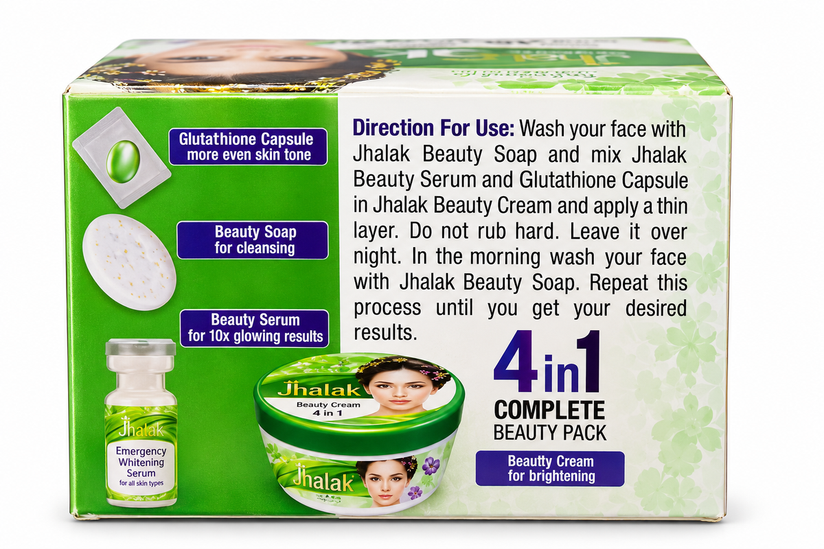 Jhalak 4-en-1 – Crème de beauté multi-action pour le visage | Beverly Store