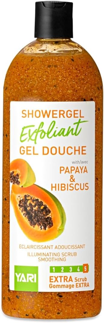 Gel de douche papaye & hibiscus exfoliant