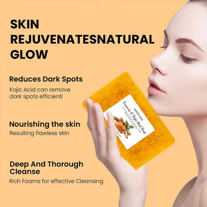 Savon Kojic acid Curcuma citron