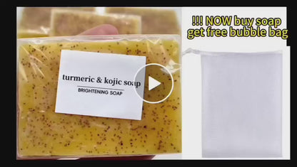 Savon Kojic acid Curcuma citron
