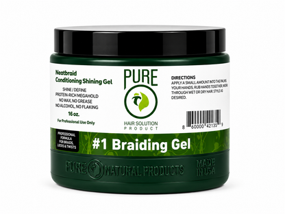 Pure Natural Products – Gel Coiffant Brillance & Tenue 16 oz